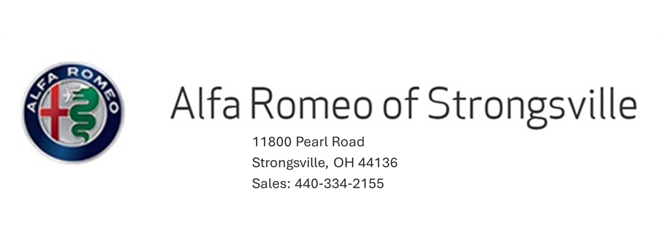 Proud to be Sponsored by Alfa Romeo of Strongsville